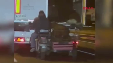 Diyarbakır’da film gibi hırsızlık! Seyir halindeki TIR’dan 3 koyun çaldılar