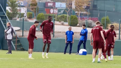 Trabzonspor, Alanyaspor maçı hazırlıklarını sürdürdü