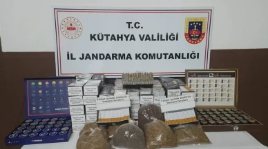 Kütahya’da kaçak tütün operasyonu! Binlerce makaron ele geçirildi