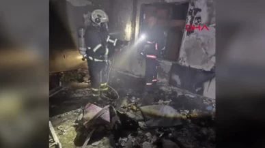 Mardin’de apartman dairesinde yangın: 1’i çocuk 2 kişi dumandan etkilendi