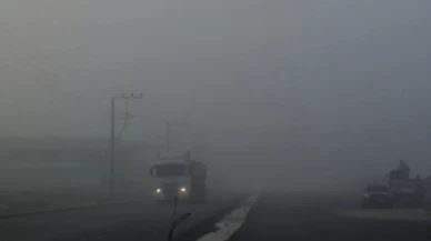 Görüş mesafesi 20 metreye kadar düştü! Kent adeta görünmez hale geldi