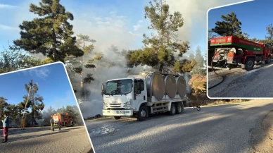 Denizli’de sütle yangına müdahale: Vatandaşın kahramanlığı yangını büyümeden önledi