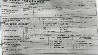 Böcek ailesinin ölümünde yeni gelişme: Oteldeki ilaçlama belgesi ortaya çıktı