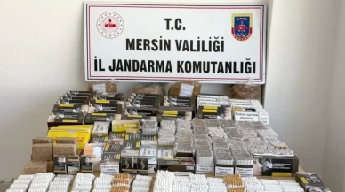 Mersin’de kaçak sigara operasyonu: 65 makine, binlerce makaron ve 97 kilo tütün ele geçirildi!