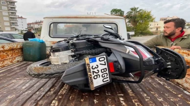 Otomobil ile motosiklet çarpıştı: 2 yaralı