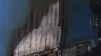 Kuzey Marmara Otoyolu’nda korku dolu anlar! Kamyon alev alev yandı