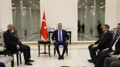 Bakan Fidan, Irak Türkmen Cephesi Başkanı Ağaoğlu ile görüştü
