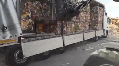 Kayseri’de atık kağıt yüklü TIR’dan kaçak sigara çıktı! 2 kişi yakalandı