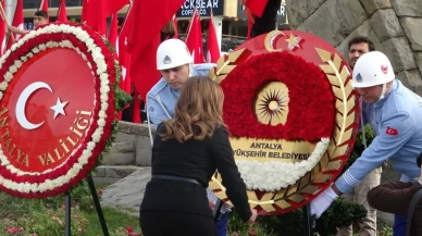 Atatürk 87. ölüm yılında Antalya ve Alanya’da anıldı