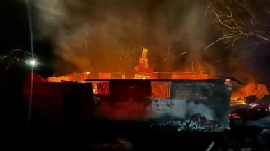 Alevlere teslim olan evde yanarak hayatını kaybetti