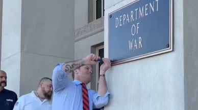 Pentagon’da tabelalar değişti: Savunma Bakanlığı yeniden 'Savaş Bakanlığı' oldu