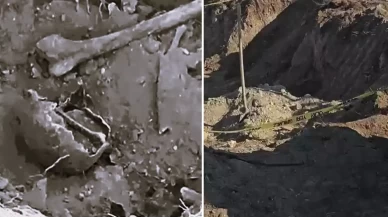 Toprak küplerin içinde insan kemikleri bulundu