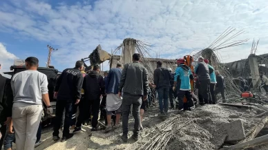 Şanlıurfa'da inşaatta çökme