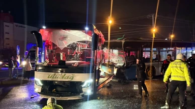 Çorlu’da yolcu ve halk otobüsü çarpıştı: 1’i bebek 9 yaralı