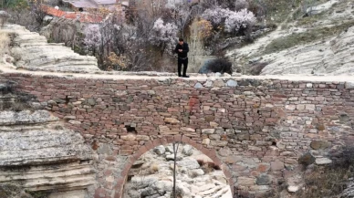 Konya’nın gizemli yapısı Şeytan Köprüsü ürkütücü görünümüyle ilgi çekiyor