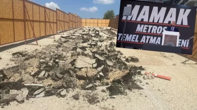 Mansur Yavaş'ın ''yavaş'' metrosu! Temel atılıp bırakıldı