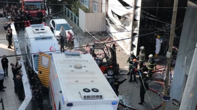 Kocaeli’de kozmetik fabrikası yangınına ilişkin