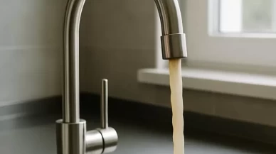 İstanbul'da musluklardan çamurlu su akıyor