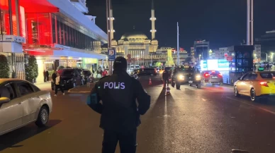 İstanbul’da eş zamanlı ‘Huzur İstanbul’ denetimi: Taksim’de araçlar tek tek arandı