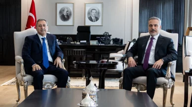 Bakan Fidan, Azerbaycan Özel Görevler Temsilcisi Halefov ile bir araya geldi