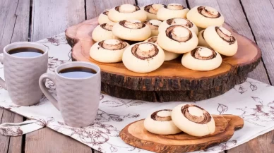 Ağızda kum gibi dağılan mantar kurabiyenin tarifi