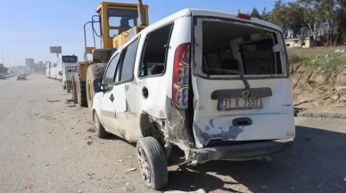 Aracın sağından geçmeyince çalışınca ortalığı savaş alanına çevirdi!