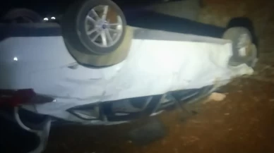 Mardin Ömerli’de otomobil takla attı: 7 kişi yaralandı
