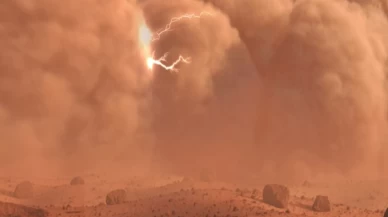 Mars'ta ilk kez şimşek ve gök gürültüsü kaydedildi