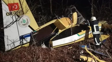 Orman Genel Müdürlüğü uçağı düştü! Bakan Yumaklı acı haberi duyurdu