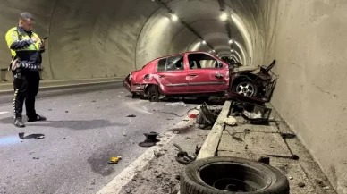 Tünelde feci kaza!