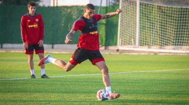 Göztepe, Kocaelispor maçı öncesi çalışmalarını sürdürdü