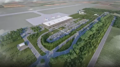 Bayburt-Gümüşhane Havalimanı'nda üstyapı çalışmaları sürüyor