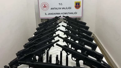 Antalya'da silah kaçakçılarına darbe: 9 gözaltı