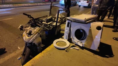 Otomobil ile motosiklet çarpıştı: 1 kişi yaralandı