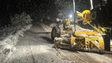 Kardan kapanan Ordu-Sivas yolu yeniden açıldı