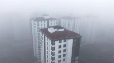 Şehir 200 metre yükseklikten neredeyse kayboldu