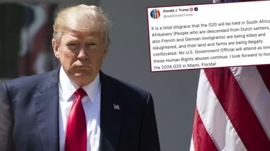 Trump’tan G20 Zirvesi’ne sert tepki