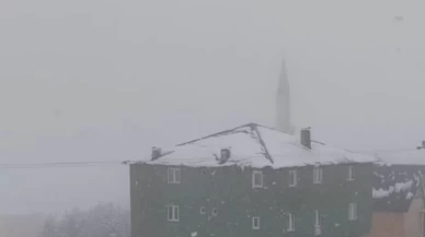 Giresun yaylaları beyaza büründü