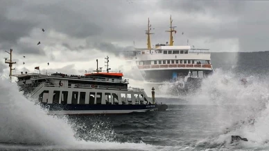 Kuvvetli rüzgar deniz ulaşımını etkiledi