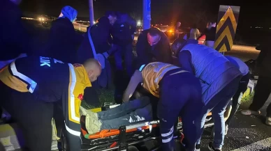 Tekirdağ’da çevreyolunda iki araç çarpıştı: 2 yaralı