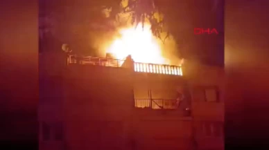 Çorlu’da 3 katlı binada korkutan yangın: Üst katlar kullanılamaz hale geldi