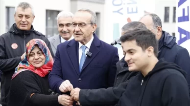 Malatya'da deprem konutlarının anahtar teslimi sürüyor