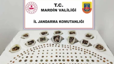 Mardin’de tarihi eser operasyonu: Roma dönemine ait 4 bin 897 sikke ele geçirildi