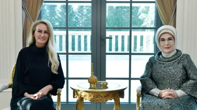 Emine Erdoğan, KKTC Cumhurbaşkanı'nın eşi Nilden Bektaş Erhürman’ı ağırladı