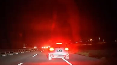 Sosyal medyayı sallayan görüntüler! Korku dolu anlar saniye saniye kameraya yansıdı