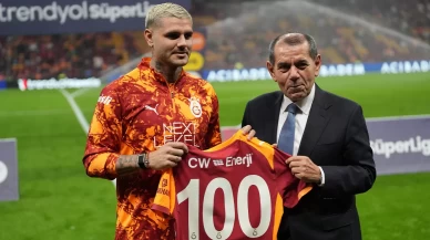 Galatasaray’da Icardi’ye 100. maç plaketi