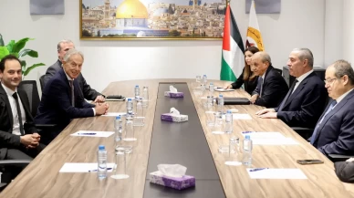 Eski İngiltere Başbakanı Tony Blair Filistin'de