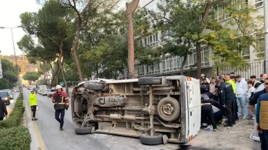 Aydın’da kontrolünü kaybeden ticari araç takla attı: Sürücü yaralandı