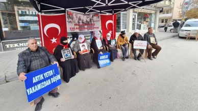 DEM Parti önünde evlat nöbeti