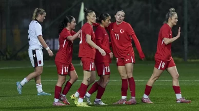 A Milli Kadın Futbol Takımı, Arnavutluk'u 2 golle geçti